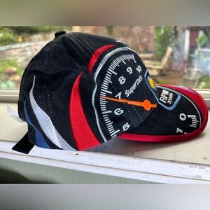 Vintage Ralph White NASCAR Chevy Racing Strap Back Hat ,clean nice super tach.